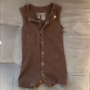 L’ovedbaby romper brown 9-12 months